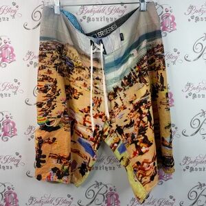 Billabong shorts swim trunks beach photograph summer Ocean Wave Board Shorts